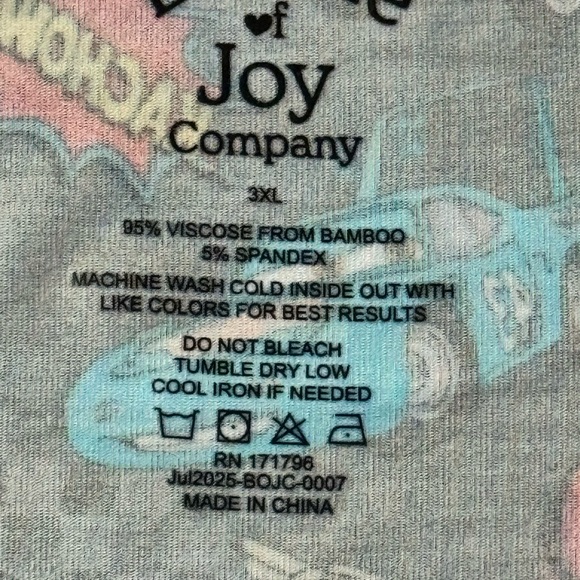 BOJC Bamboo Disney Cars 3XL T-Shirt - Picture 4 of 4